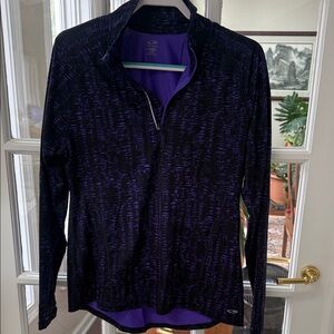 Champion Black and Purple Performance Pullover size L